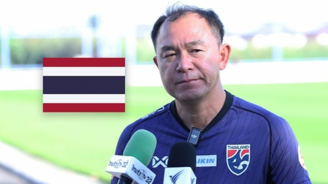 HLV Thawatchai khích lệ tinh thần của U23 Thái Lan, đặt mục tiêu vượt qua vòng bảng_6953835757504.jpeg