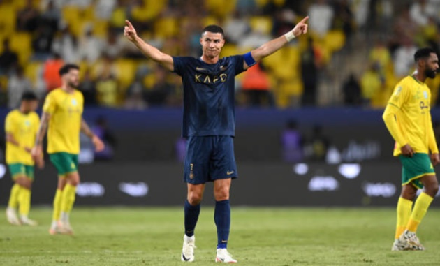 Ronaldo lập cú đúp, Al Nassr bứt lên vị trí thứ 3_694132a588bef.jpeg
